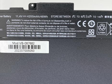 Аккумуляторная батарея для ноутбука HP Compaq HSTNN-IB8B ProBook 645 G4 11.4V Black 4200mAh OEM - фото 3