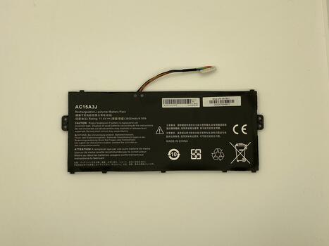 Аккумуляторная батарея для ноутбука Acer AC15A3J Chromebook Spin 11 C738T 11.4V Black 3600mAh 8Pin OEM - фото 2