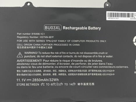 Аккумуляторная батарея для ноутбука Acer BU03XL Chromebook 14 G4 11.1V Black 2850mAh OEM - фото 3