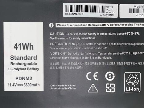 Аккумуляторная батарея для ноутбука Dell 0579TY Latitude E7470 11.4V Black 3600mAh OEM - фото 3