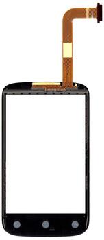 Тачскрин (Сенсорное стекло) для смартфона HTC Desire C A320e черный - фото 2