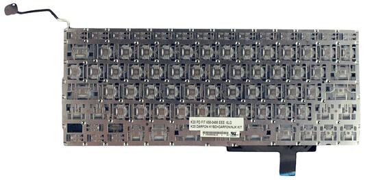 Клавиатура для ноутбука Apple MacBook Pro (A1297) с подсветкой (Light) Black, (No Frame), RU (горизонтальный энтер) - фото 3