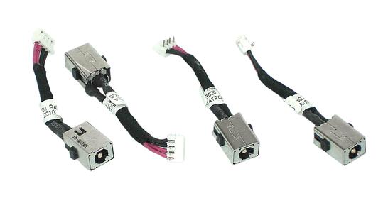 Разъем питания для ноутбука HP Compaq Mini 110, 910 Series Mini 110-1000, 110-3000, 110-3100, 910, 6017B0205701 с кабелем HY-HP018