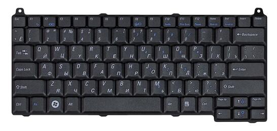 Клавиатура для ноутбука Dell Vostro (1310, 1320, 1510, 1520, 2510, PP36L, PP36S) Black, RU Клавиатура для ноутбука Dell Vostro (1310, 1320, 1510, 1520, 2510, PP36L, PP36S) Black, RU - фото 2