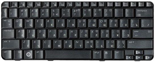 Клавиатура для ноутбука HP Pavilion (TX1000, TX2000, TX2500) Black, RU - фото 2
