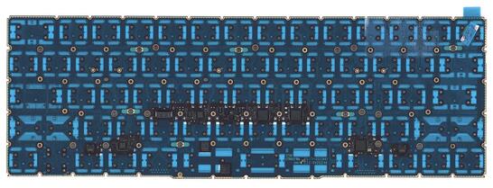 Клавиатура для ноутбука Apple MacBook (A1706) с подсветкой (Light), Black, (No Frame), RU (горизонтальный энтер) - фото 3