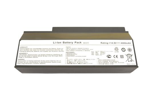 Аккумуляторная батарея для ноутбука Asus A42-G73 14.8V Black 5200mAh OEM - фото 4