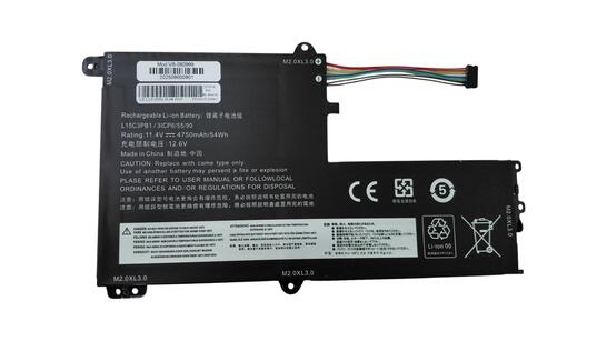 Аккумуляторная батарея для ноутбука Lenovo L15L3PB0 IdeaPad 330S-15IKB 11.4V Black 4750mAh OEM - фото 6