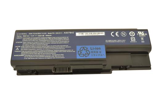 Аккумуляторная батарея для ноутбука Acer AS07B42 Aspire 5315 14.8V Black 4800mAh Orig Аккумуляторная батарея для ноутбука Acer AS07B42 Aspire 5315 14.8V Black 4800mAh Orig - фото 4