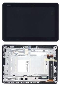 Матрица с тачскрином (модуль) для Asus MeMO Pad 10 (ME102A) V4.0 черный с рамкой. Сняты с аппаратов