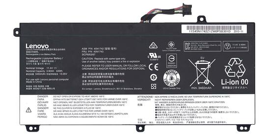 Аккумуляторная батарея для ноутбука Lenovo-IBM 45N1742 ThinkPad T550 11.4V Black 3460mAh Orig Аккумуляторная батарея для ноутбука Lenovo-IBM 45N1742 ThinkPad T550 11.4V Black 3460mAh Orig