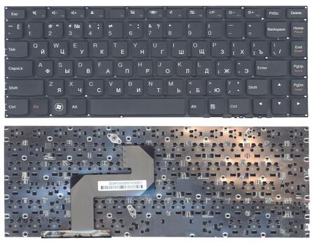 Клавиатура для ноутбука Lenovo IdeaPad (U400) Black, (No Frame), RU Клавиатура для ноутбука Lenovo IdeaPad (U400) Black, (No Frame), RU