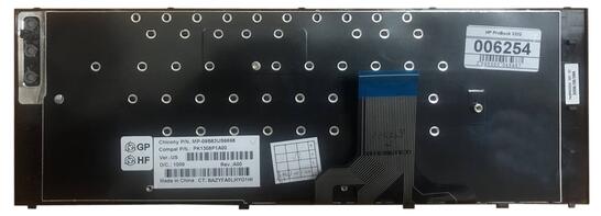 Клавиатура для ноутбука HP ProBook (5320S) Black, (Black Frame) RU - фото 3