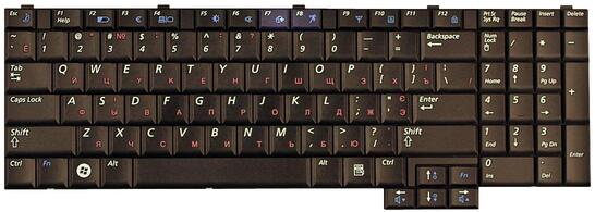 Клавиатура для ноутбука Samsung (R610) Black, RU - фото 2