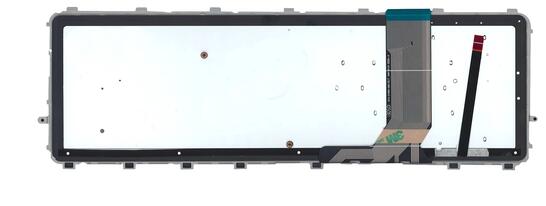 Клавиатура для ноутбука HP Envy (15-j000, Envy 15T-J, Envy 15Z-J, Envy 17-J, Envy 17T-J) с подсветкой (Light) Black, (Silver Frame) RU Клавиатура для ноутбука HP Envy (15-j000, Envy 15T-J, Envy 15Z-J, Envy 17-J, Envy 17T-J) с подсветкой (Light) Black, (Silver Frame) RU - фото 3