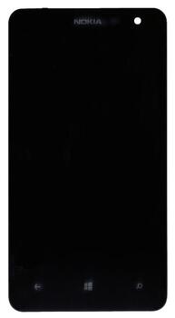 Матрица с тачскрином (модуль) для Nokia Lumia 625 черный - фото 2