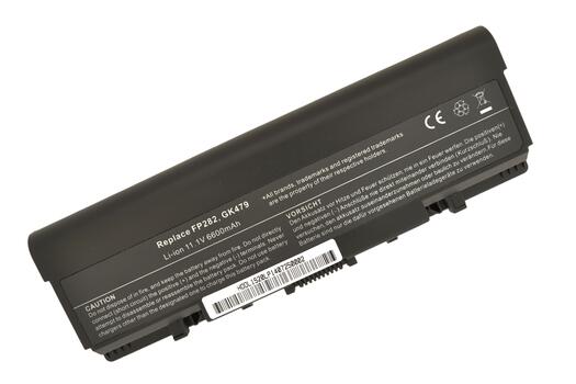Усиленная аккумуляторная батарея для ноутбука Dell GK479 Inspiron 1520 10.8V Black 6600mAh OEM - фото 3