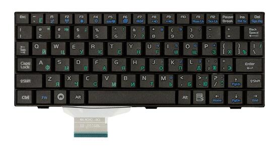Клавиатура для ноутбука Asus EEE PC 2G (700), 4G (701), 900, 901 Black, RU - фото 7