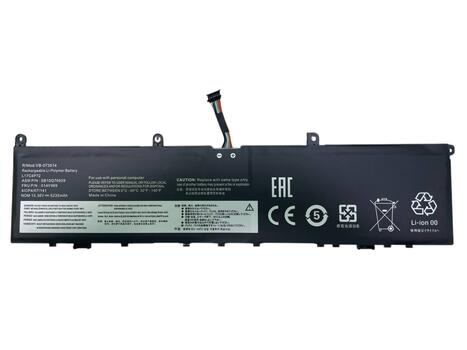 Аккумуляторная батарея для ноутбука Lenovo L17M4P72 ThinkPad P1 15.36V Black 5235mAh