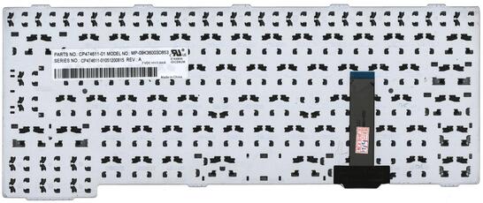 Клавиатура для ноутбука Fujitsu LifeBook (SH761, SH561, SH760, SH560, E751, S761, S561, S760, T901, S751, S762, E752, S560, E741) White, RU (вертикальный энтер) - фото 3