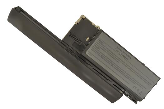 Усиленная аккумуляторная батарея для ноутбука Dell PC764 Latitude D620 11.1V Grey 7800mAh OEM - фото 4