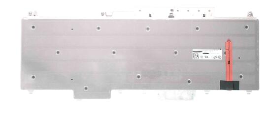 Клавиатура для ноутбука для Dell Inspiron (1700, 1721, Vostro 1700, XPS M1720 M1721 M1730) с подсветкой (Light) Silver, RU/EN - фото 3