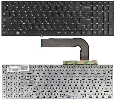 Клавиатура для ноутбука Samsung (Q530) Black, (No Frame), RU