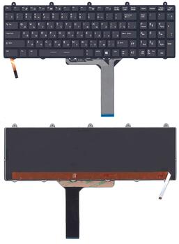 Клавиатура для ноутбука MSI (GE60, GE70, GT70) с подсветкой 7 цветов (Light) Black, (Black Frame) RU Клавиатура для ноутбука MSI (GE60, GE70, GT70) с подсветкой 7 цветов (Light) Black, (Black Frame) RU