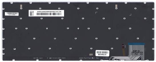 Клавиатура для ноутбука Samsung (740U3E, NP740U3E) с подсветкой (Light), Silver, (No Frame), RU - фото 3