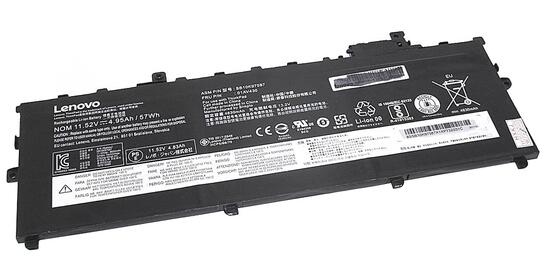 Аккумуляторная батарея для ноутбука Lenovo-IBM 01AV430 ThinkPad X1 Carbon Gen 5 11.52V Black 4830mAh Orig