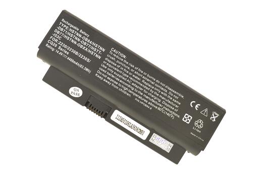Аккумуляторная батарея для ноутбука HP Compaq HSTNN-OB77 14.4V Black 5200mAh OEM - фото 5