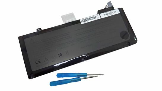 Аккумуляторная батарея для ноутбука Apple A1322 MacBook Pro 13&quot; MC374 (2010) 10.95V Black 5800mAh OEM