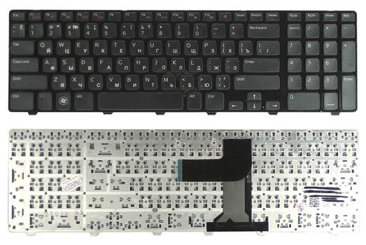 Клавиатура для ноутбука Dell Inspiron 17R (5720, 7720, N7110) Vostro (3750) XPS (L702X) Black, (Black Frame), RU Клавиатура для ноутбука Dell Inspiron 17R (5720, 7720, N7110) Vostro (3750) XPS (L702X) Black, (Black Frame), RU