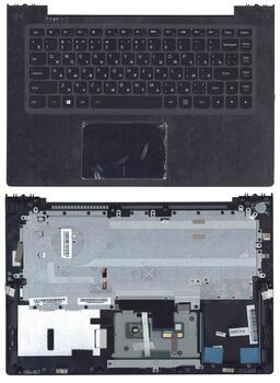 Клавиатура для ноутбука Lenovo IdeaPad (S410, U430) Black, (Black TopCase), RU