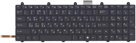 Клавиатура для ноутбука MSI (GE60, GE70) с подсветкой (Light), Black, (No Frame) RU Клавиатура для ноутбука MSI (GE60, GE70) с подсветкой (Light), Black, (No Frame) RU - фото 2