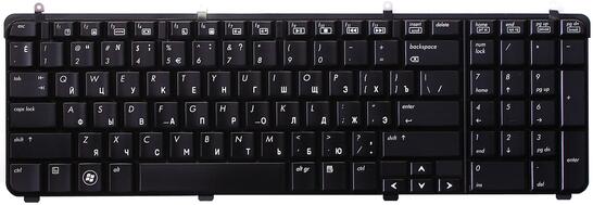 Клавиатура для ноутбука HP Pavilion (DV7-2000) Black, RU - фото 2