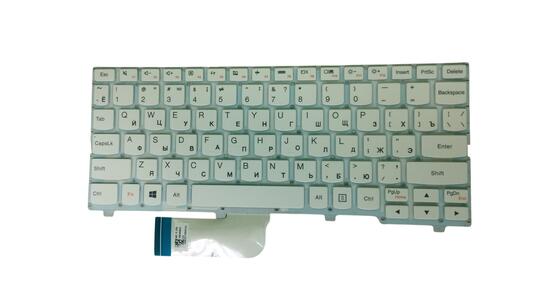 Клавиатура для ноутбука Lenovo IdeaPad (100S-11IBY) White (No Frame), RU - фото 6