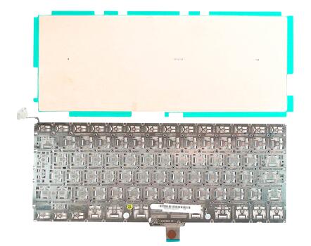 Клавиатура для ноутбука Apple MacBook Pro (A1278) Black, (No Frame), RU - фото 7