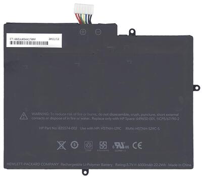 Аккумуляторная батарея для планшета HP HSTNH-I29C Touchpad 3.7V Black 6000mAh Orig Аккумуляторная батарея для планшета HP HSTNH-I29C Touchpad 3.7V Black 6000mAh Orig
