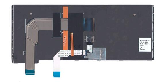 Клавиатура для ноутбука Lenovo Yoga (S3-14) с подсветкой (Light), с указателем (Point Stick), Black, (Black Frame) RU - фото 3