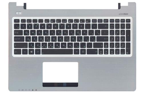Клавиатура для ноутбука Asus (K56) Black, (Silver TopCase), RU - фото 2
