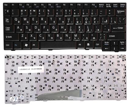 Клавиатура для ноутбука Sony Vaio (VPC-M) Black, RU Клавиатура для ноутбука Sony Vaio (VPC-M) Black, RU