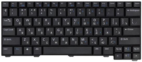 Клавиатура для ноутбука Dell Latitude (D2100) Black, RU - фото 2