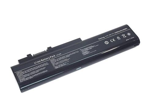 Аккумуляторная батарея для ноутбука Asus N50 11.1V Black 4400mAh OEM