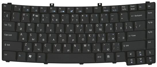 Клавиатура для ноутбука Acer TravelMate 3300, 3302, 3304, 3340 Black, RU Клавиатура для ноутбука Acer TravelMate 3300, 3302, 3304, 3340 Black, RU - фото 2