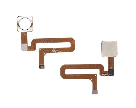 Шлейф со сканером отпечатка пальца для Xiaomi Mi 4S серебристый