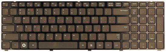 Клавиатура для ноутбука Samsung (R780) Black, (Black Frame), RU - фото 2