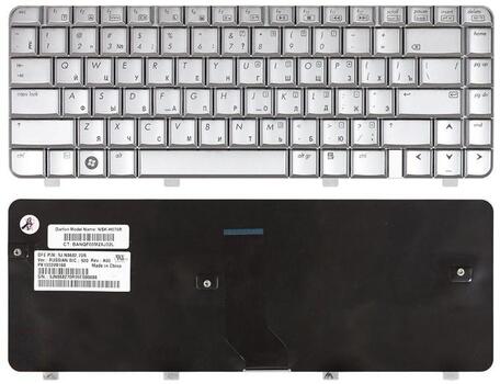 Клавиатура для ноутбука HP Pavilion (DV4-1000) Silver, RU - фото 6
