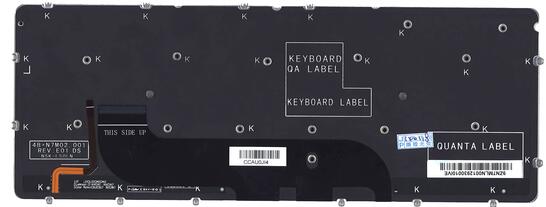 Клавиатура для ноутбука Dell XPS (13) с подсветкой (Light), Black, (No Frame), RU Клавиатура для ноутбука Dell XPS (13) с подсветкой (Light), Black, (No Frame), RU - фото 3