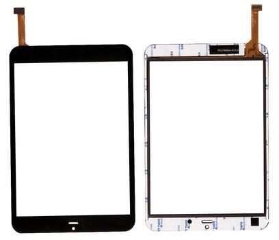 Тачскрин (Сенсорное стекло) для планшета F-WGJ78051-V1 черный для NETPAL A8P mini RoverPad Air 7.85 3G Fly Flylife Connect 7.85 3G Slim, 198mm x 132mm